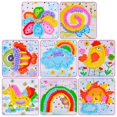 thumbnail image 2 of DIY Craft Kit Creative Pompom Educational Handmade Kit Craft Supplies for Kids, 2 of 9