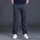 thumbnail image 2 of Pantalones cargo de sarga de corte holgado para hombre: diseño de 6 bolsillos, cremallera resistente, pantalones de trabajo/para actividades al aire libre, 2 of 7