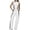 Womens Summer Set - White, variant on Maqroz 2 Piece Tracksuit for Women Sleeveless Mock Neck Crop Tops and High Waisted Straight Leg Pants with Side Stripes Athletic Workout Outfits for Running Yoga