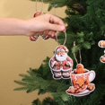 thumbnail image 4 of Colgante de madera con forma de hombre de jengibre para Navidad, decoración navideña para el hogar, adorno para árbol de Navidad 2024, decoración para Año Nuevo, 4 of 5