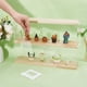 thumbnail image 4 of Vitrina transparente para minifiguras, vitrina acrílica de 2 niveles, estante para exhibición, caja de almacenamiento de madera, 4 of 7