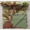 thumbnail image 4 of Hand Block Floral Print Handmade Cotton Block Kantha Quilting Boho Bedding Throw Blanket Hippie Bohemian Floral Kantha Quilt, 4 of 5