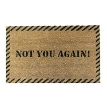 Rubber-Cal "Not You Again" Unwelcome Mat, 18 x 30-Inch