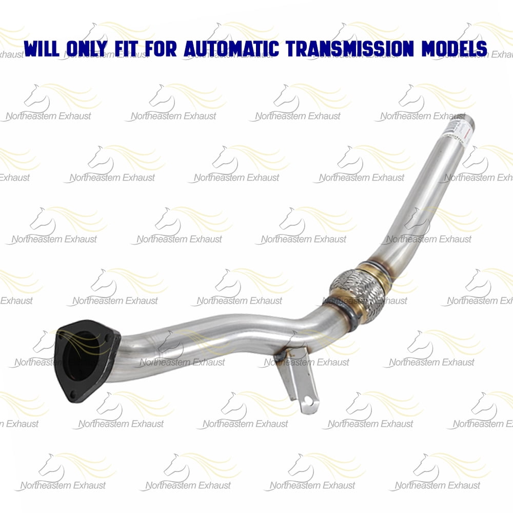 Northeastern Exhaust | Stainless Steel Exhaust Flex Pipe Fits 2002-2005 Audi A4 Quattro 1.8L Turbo Automatic Transmission Sedan - Direct Fit