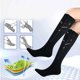 thumbnail image 3 of Zipper Socks For Men Women 15-20mmHg Knee High Calf Stockings Breathable Graduated Pressure Socks For Running Cycling Fitness Sports Outdoor Activities, 3 of 6