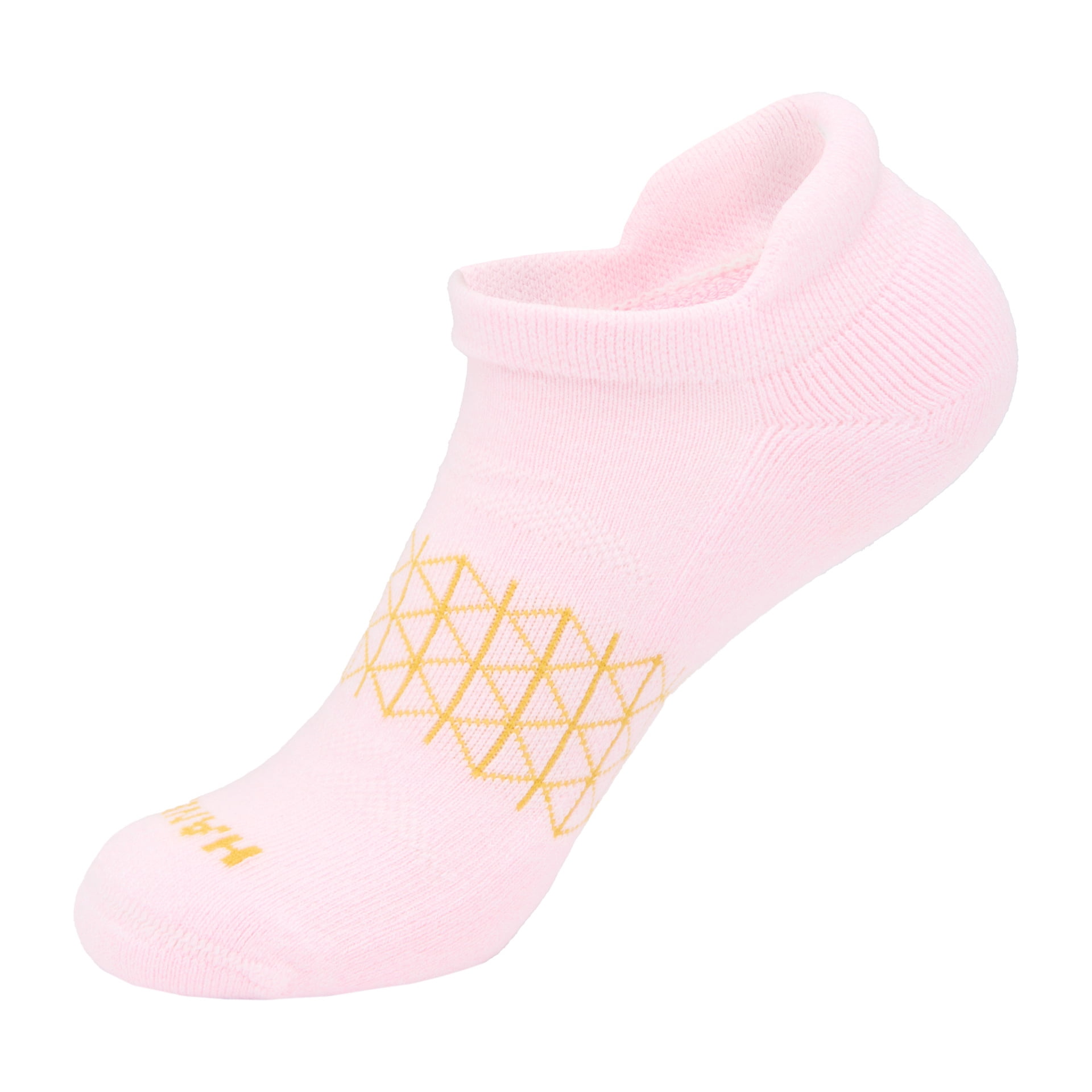 Hanes Womens Absolute Comfort No-Show Socks w/ Heel Shield, 4-Pack, Size 5-9