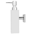 thumbnail image 2 of Wall Mounted Stainless Steel Square Manual Hand Liquid Soap Lotion Dispenser for Home Bathroom, 2 of 12