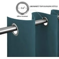 thumbnail image 4 of Easy-Going Thermal Insulated Blackout Curtains for Bedroom, Set of 2 Panels, Bluestone, 52 x 84 inch, 4 of 7
