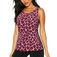 thumbnail image 3 of Goofa Rose Leopard Print Printed Womens Workout Tops for Women Sleeveless Yoga Shirts Athletic Running Tank Tops Sleeveless Gym Clothes Workout Apparel-Medium, 3 of 9