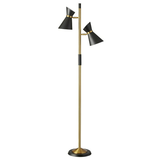 Dainolite 2 Light Floor Lamp W Black, Dainolite Floor Lamp