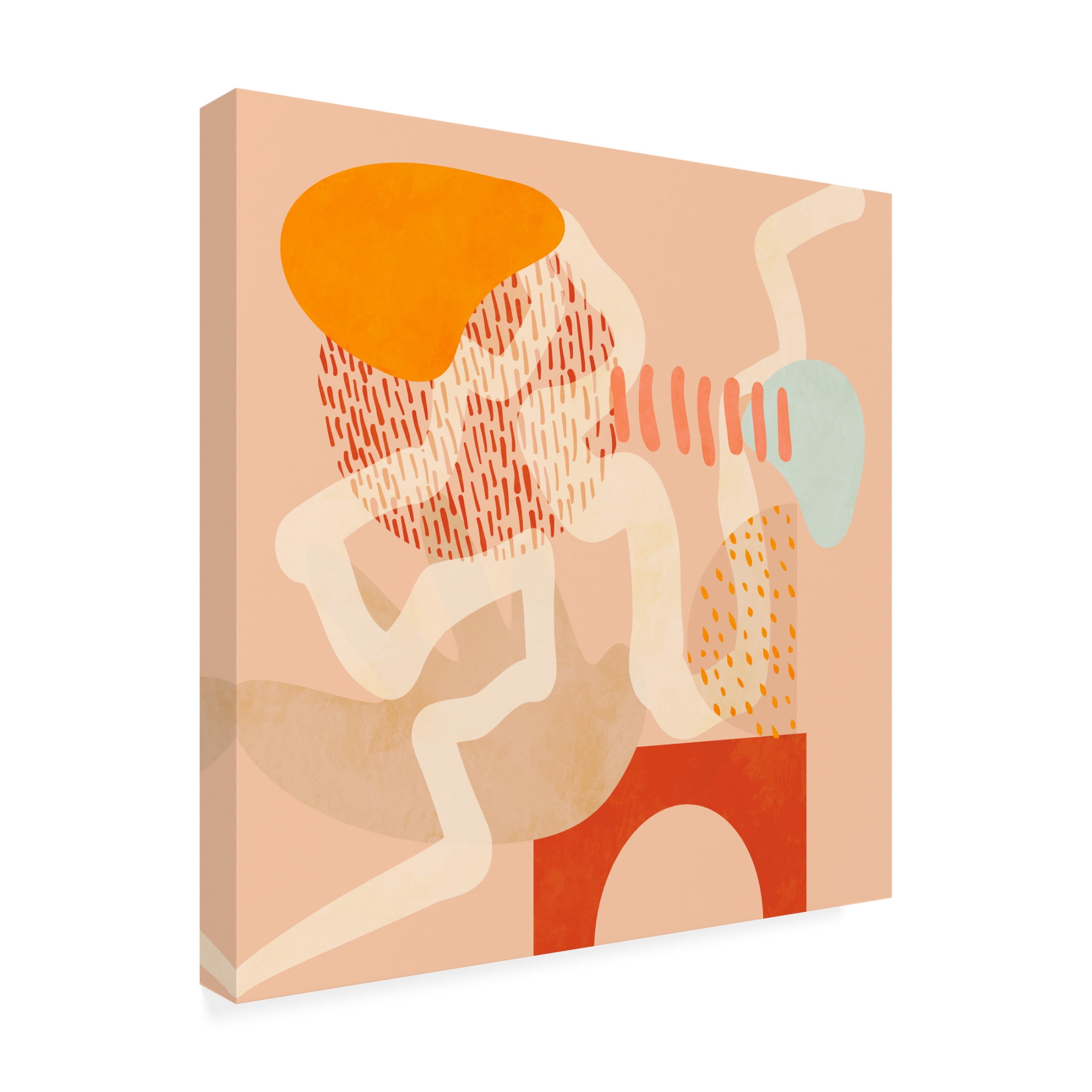 Trademark Fine Art Ana Rut Bre Shapes Play New3 Canvas Wall Art