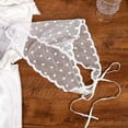 thumbnail image 1 of Womens White Lace Headband Cute Triangular Headband Sweet Temperament TBY QFD, 1 of 9