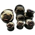 thumbnail image 3 of Pug Double Flared Acrylic Gauges/Plugs 6G (4MM) 2 Piece (1 Pair) (B/6/3/69), 3 of 3