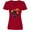 True Red, variant on Inktastic Black Cat, Cat Wearing Witch Hat, Halloween Women's V-Neck T-Shirt