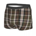 thumbnail image 4 of Male Fashion Westy Tartan Beige Plaid Underwear Boxer Briefs Men Geometric Scottish Gingham Shorts Panties Soft Underpants, 4 of 7