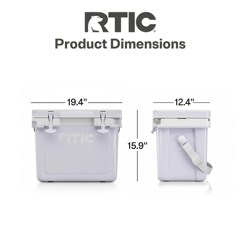 RTIC High Performance 22 QT Ultra-Light Cooler, Lilac/White, Fits