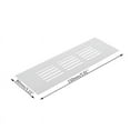 thumbnail image 1 of Alloy Rectangular Air Vent Grille Ventilation Cover for Cabinets Wardrobes, 1 of 6
