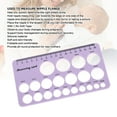 thumbnail image 3 of Nipple Ruler, Silicone Soft Skin Friendly Foldable Breast Flange Ruler Measurement Tool With 1.5m Soft Tape  Breastfeeding, 3 of 8