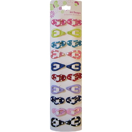 20 Pc Heart Snaps
