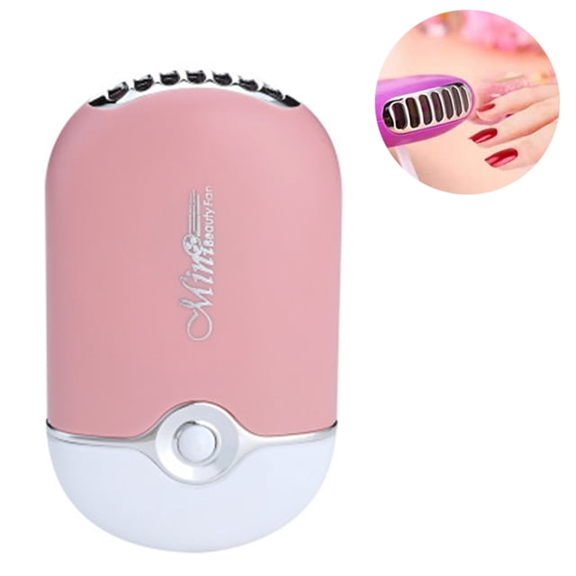 USB Mini Portable Fans Rechargeable Electric Bladeless Air Conditioning Refrigeration Blower Dryer Fan for Eyelash Extension