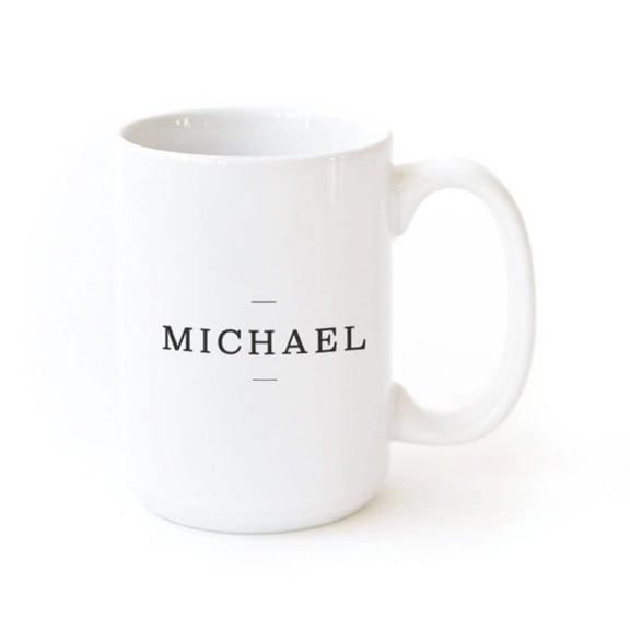 Between the Lines Personalized Name Coffee Mug