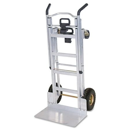 Cosco 3-in-1 Convertible Truck, 800-1000lb Cap., 21.06"w x 21.85"d x 48.03"h, Aluminum