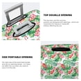 thumbnail image 3 of Fuzoiu Flamingo And Monstera Print Suitcase Cover,Washable Luggage Covers for Suitcase,Elastic Luggage Protector Cover,Scratch Resistant Travel Suitcase Covers-Medium, 3 of 7