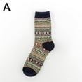 thumbnail image 6 of Men's Thick Winter Socks, Ethnic Retro Design, Warm Breathable Fabric for Cold Weather Comfort, 6 of 6