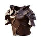 thumbnail image 4 of de pecho medieval de hombro de cuero medieval Cuero de PU en relieve Ajustable Chaleco vintage de Halloween Caballero Guerrero marrón, 4 of 7