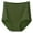Green briefs for women, variant on Women's Plus-size Ultra High Waist New Solid Color Ice Silk Seamless Underwear, Ladies Sexy Briefs Underwear On