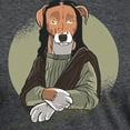 thumbnail image 3 of CafePress - Mona Lisa Dog T Shirt - Mens Tri-blend T-Shirt, 3 of 4