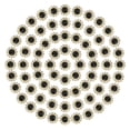 thumbnail image 1 of 12mm Sunflower Diamond Sew on Rhinestones, 150 Pcs Rhinestone Sequin Embellishments Crystal Glass Metal Base for Bedazzling, Black, 1 of 7