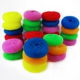 thumbnail image 5 of RONYOUNG 30PCS Plastic Dish Scrubbers for Dishes Plastic Pot Round Scrubber Scouring Pad Nylon Dish Scrubber, Poly Mesh Scouring Dish Pads Non Scratch Scrubbers, 5 of 5