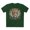 Forest Green, variant on Tiger Graphic Unisex 100 Cotton Tee With Unique Animal Golden Medallion Art Design 51