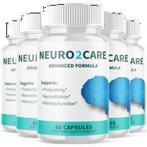 Neuro2Care Advanced Formula Brain Support Pills Maximum Strength Supplement Neuro 2 Care 300 Capsules