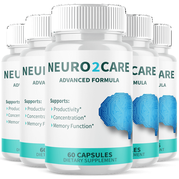 Neuro2Care Advanced Formula Brain Support Pills Maximum Strength Supplement Neuro 2 Care 300 Capsules