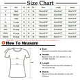 thumbnail image 3 of Lmnyox Women's Summer Fall Casual Tops Ruffle Round Neck 3/4 Sleeve Shirts Oversized Pullover Blouses, 3 of 6