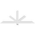 thumbnail image 4 of 72"W x 27"H x 4"D x 4"F, 9/12 Pitch, Kennewick Architectural Grade PVC Gable Bracket, 4 of 8