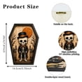 thumbnail image 3 of Dalxymotic Halloween Picture Frame, Wooden Frame Wall Art Decoration, Spooky Seasonal Art Decoration, Fall Decor, Halloween Decorations Indoor Outdoor for Wall, Home, Mantel, Shelf, 3 of 6