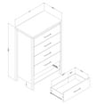 thumbnail image 2 of South Shore Gravity, Contemporary Chest,  White, 2 of 12