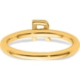 thumbnail image 5 of 14K Yellow Gold Stackable Diamond Initial R Ringsize 7 - Jbsp, 5 of 5
