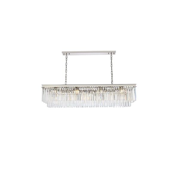 Elegant Lighting Sydney 60" 12 Light Royal Crystal Chandelier