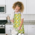 thumbnail image 4 of Yellow Lemon Fruit Slices Kids Aprons for Girls and Boys,Adjustable Neck Strap Toddler Aprons for Kids Cooking Baking, 4 of 6