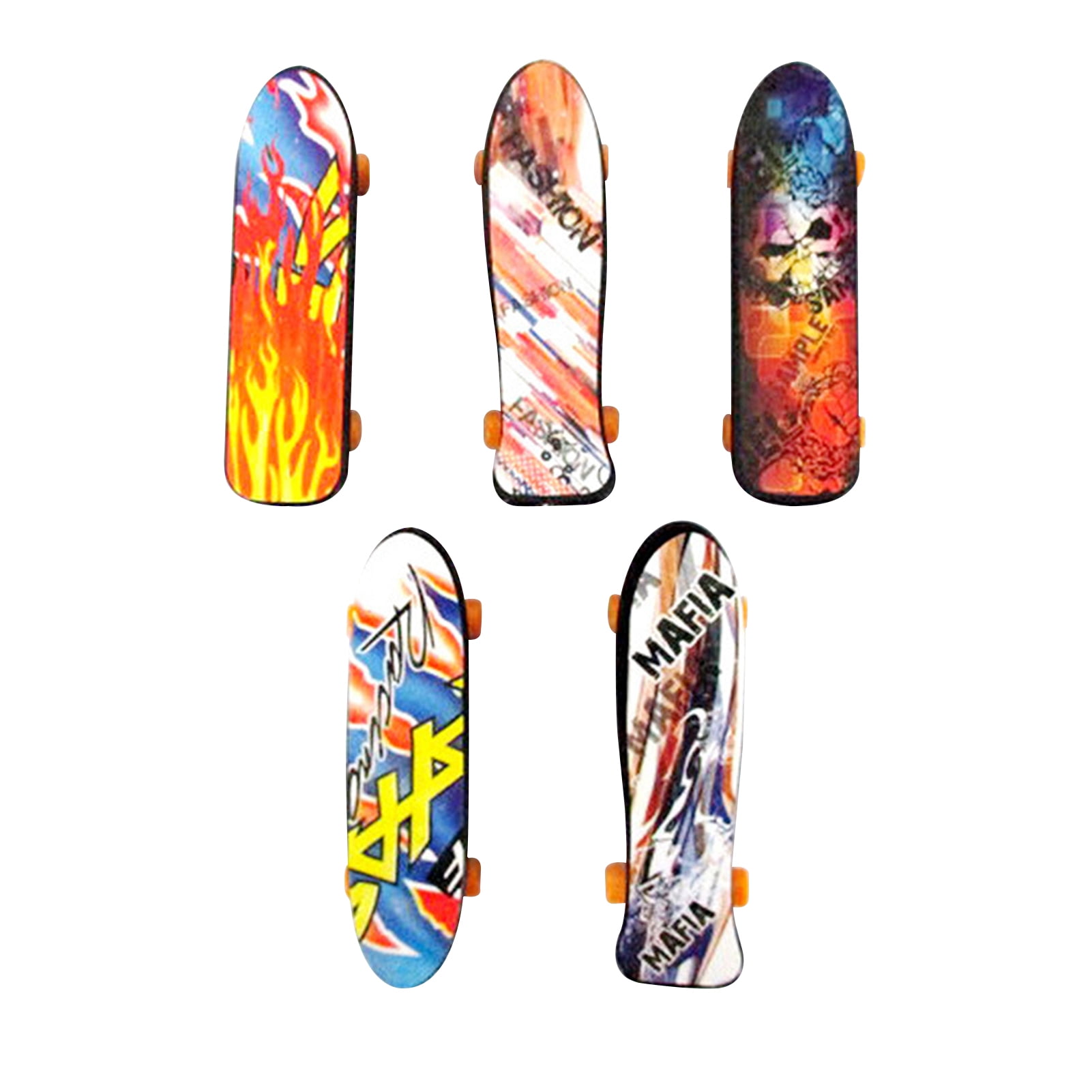 Complete Wooden Fingerboard Finger Mini Skateboard Skate Board Tabletop Toy Gift 