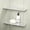 Polished, variant on Corner Shower Shelf 12" Polished 304 Stainless Steel Recessed Trapezoid Grout in Shelves with Grid Design Bathroom Shelf Racks for Tiled Wall, 2 Pack