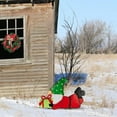 thumbnail image 4 of Visland Christmas Plug High Simulation Artistic Decorative Micro Landscape Funny Gnome Ground Stake for Lawn, 4 of 7
