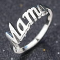 thumbnail image 3 of Stainless Steel Mother's Day Birthday Mama Christmas Statement Ring, 3 of 4