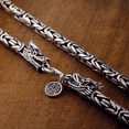 thumbnail image 2 of Bali Byzantine Chain Bracelet Stainless Steel Eye Hook, 2 of 4