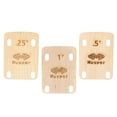 thumbnail image 1 of Juntas de Placa de Cuello de 4 Agujeros, 3 Uds., Almohadilla de Madera de Arce 0,25 0,5 1 Grado, Cuñas de Cojín para Guitarra Eléctrica, Accesorio de CUTICAT Junta de placa de cuello, 1 of 8