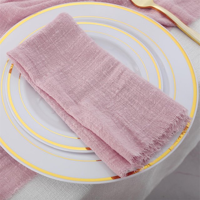 SHAR Nouveau Matériau pour Serviettes et Nappes/100% Coton et Lin